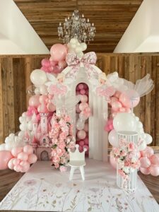 Ścianka balonowa Księżniczka