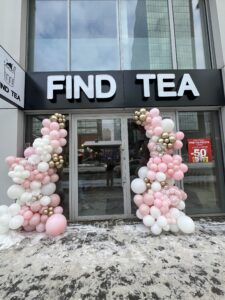 Girlanda organiczna Pink&White