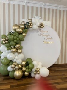 Personalizowana Ścianka Organiczna na Komunię Świętą