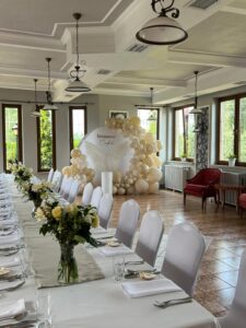 Ścianka balonowa komunia